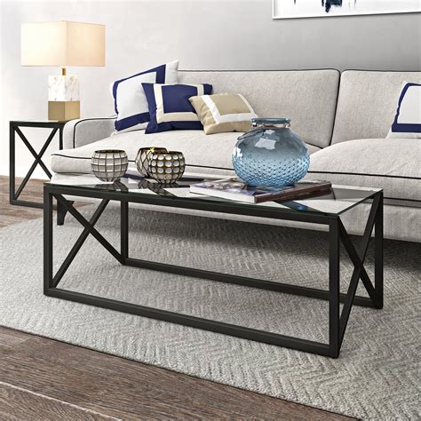 Find Glass Top Coffee Table Rectangular